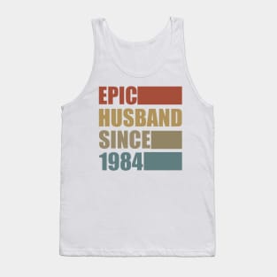 Vintage Epic Husband Since 1984 Tank Top